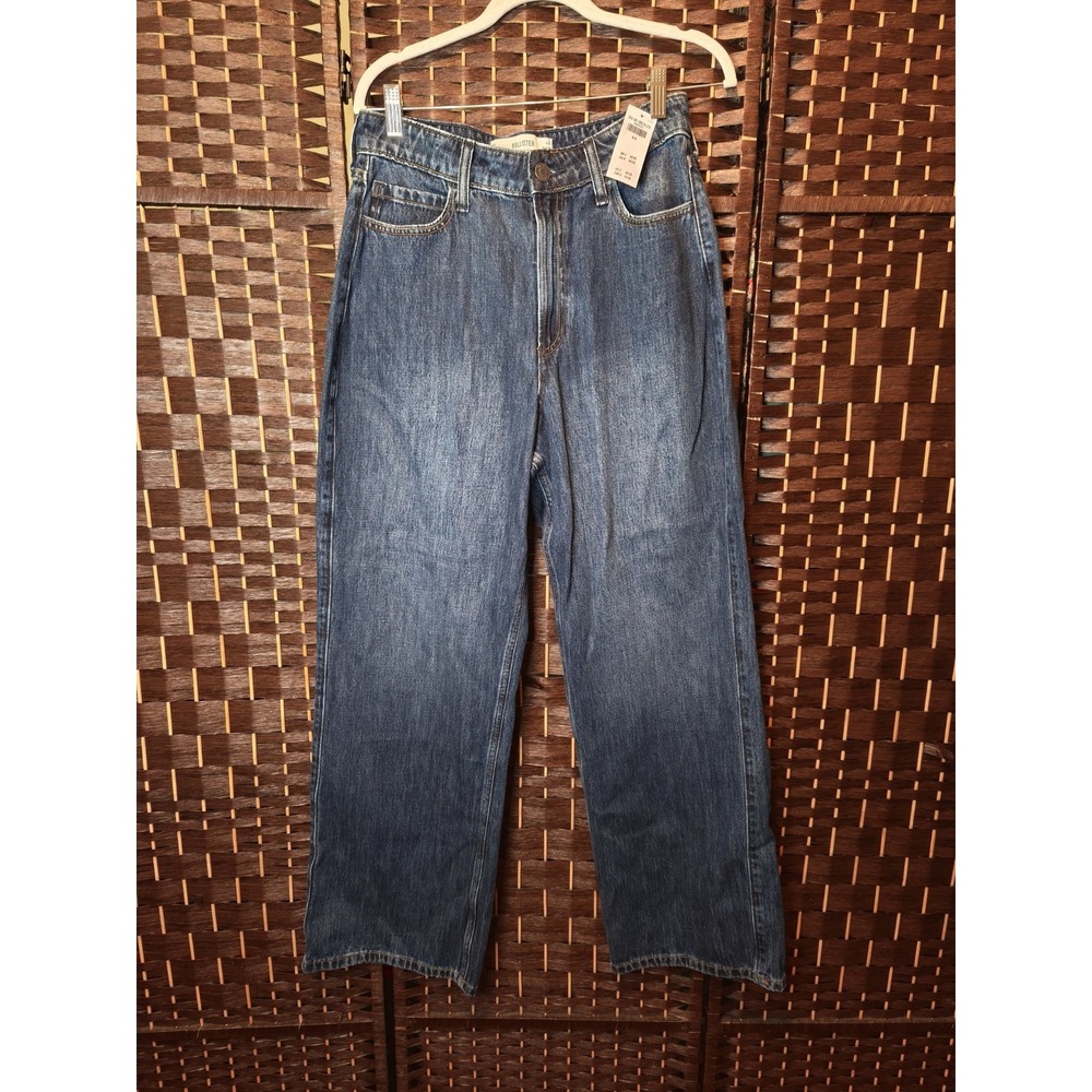 Hollister Jeans Womens Ultra High Rise Baggy Size 8R‎ (29x32) Mom Jean